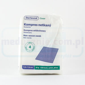 Unsterile Vliesstoffkompresse 7,5*7,5cm 100Stk.